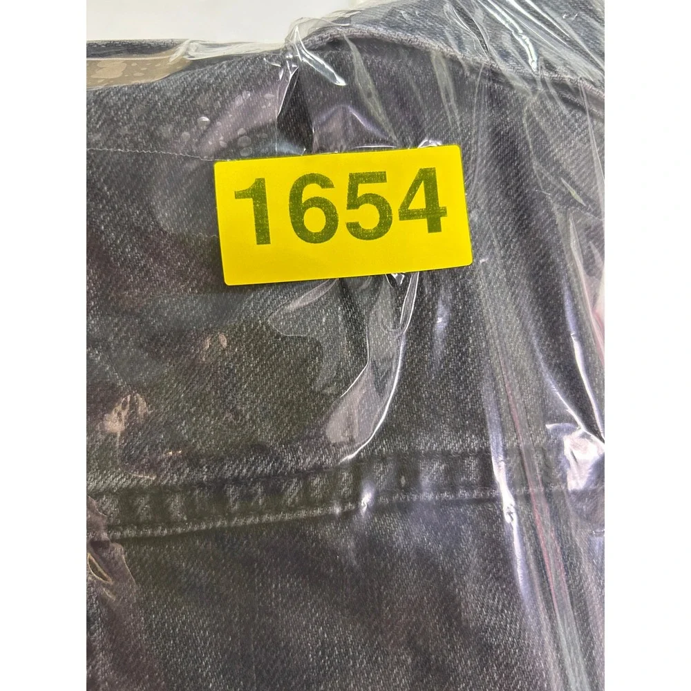 GAP Denim Jacket Cotton Faded Black XS Womens